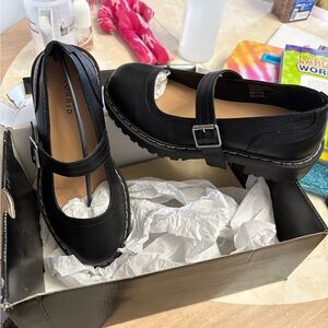 Torrid Black Mary Jane Flats with Buckle